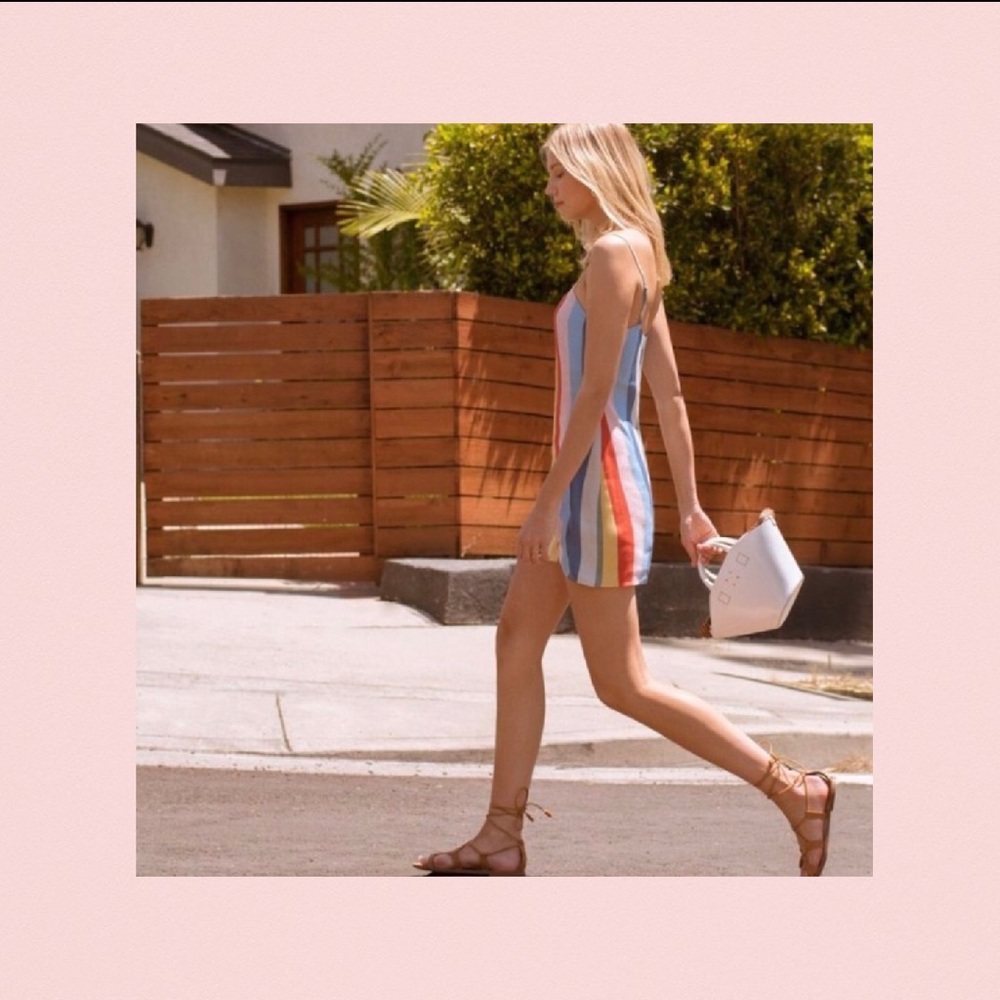 Reformation Lindsay Dress in Starburst 0